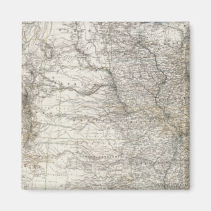 Samengestelde kaart van de Verenigde Staten van Am Magneet