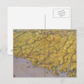 Samengestelde panorama van de zetel van de oorlog briefkaart (Voorkant / Achterkant)