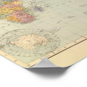 Samengestelde wereld over de projectie van Mercato Poster (Hoek)