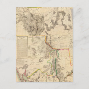 Samengestelde Westerne Verenigde Staten Briefkaart