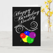 Samengevat papa verjaardag kaart (Gele Bloem)