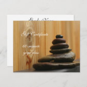 Samenhang van bedenksteen Cadeaucertificaat (Voorkant / Achterkant)