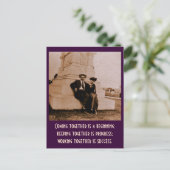 Samenkomen is een begin; samenblijven. briefkaart (Staand voorkant)