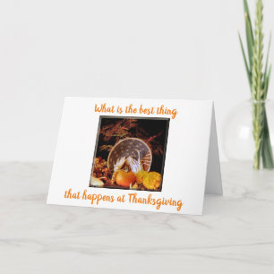 SAMENKOMEN MET FAMILIE EN VRIENDEN THANKSGIVING KAART