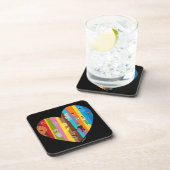 Samenkomend hart bier onderzetter (Rechterzijde)