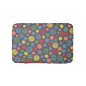 Samenkomend pogether Polka Dot Pattern Badmat (Voorkant)