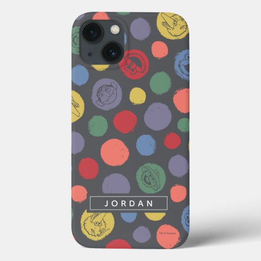 Samenkomend pogether Polka Dot Pattern Case-Mate iPhone Case (Achterkant)