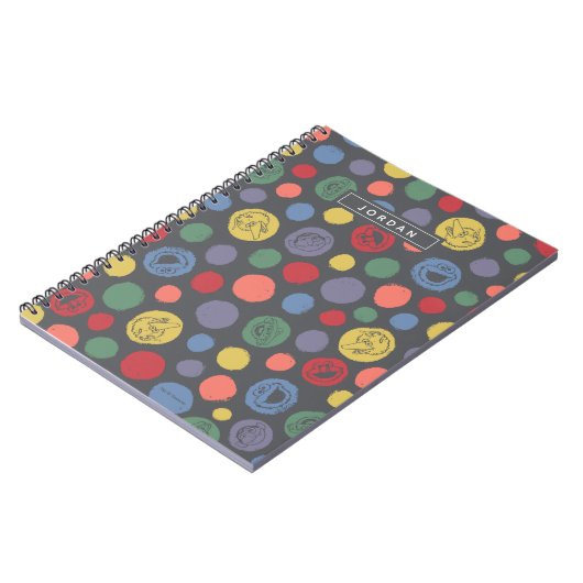 Samenkomend pogether Polka Dot Pattern Notitieboek (Linkerzijde)