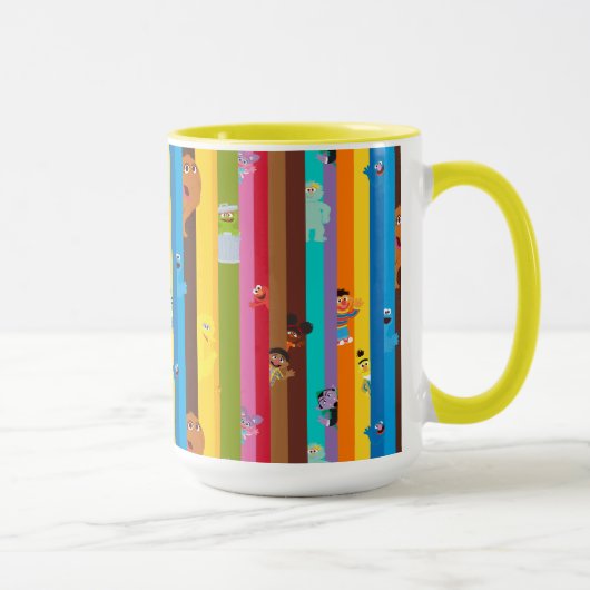 Samenkomend stripe-patroon mok (Rechts)