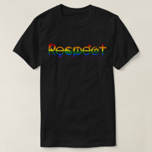 Samenleven met Respect Regenboog Pride T-shirt