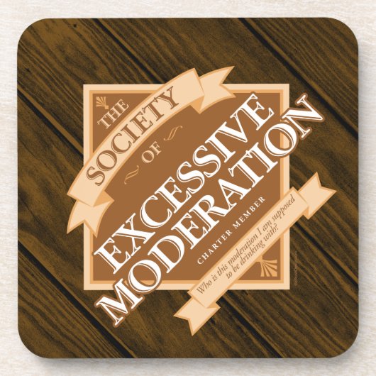 Samenleving van buitensporige modernisering bier onderzetter (Voorkant)
