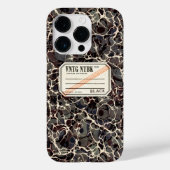 samenstellend boek zwarte VNTG Case-Mate iPhone Case (Achterkant)