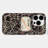 samenstellend boek zwarte VNTG Case-Mate iPhone Case (Achterkant (horizontaal))