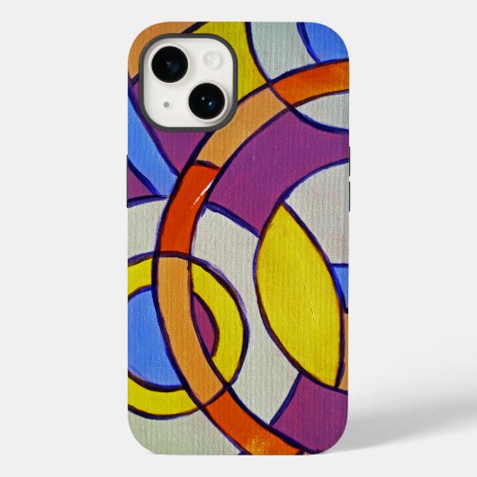 Samenstelling #14 door Michael Moffa Case-Mate iPhone Case (Achterkant)