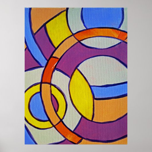 Samenstelling #14 door Michael Moffa Poster (Voorkant)