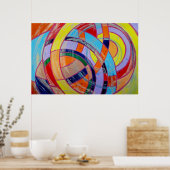 Samenstelling #15 door Michael Moffa Poster (Keuken)