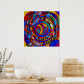 Samenstelling #17 door Michael Moffa Poster (Keuken)