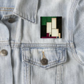 Samenstelling, 1922 vierkante button 5,1 cm (In situ)