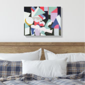 Samenstelling, 1927 canvas afdruk (Insitu (Slaapkamer))