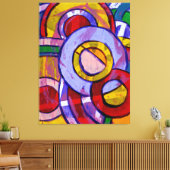 Samenstelling #19 door Michael Moffa Canvas Afdruk (Insitu (Woonkamer))