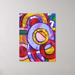 Samenstelling #19 door Michael Moffa Canvas Afdruk
