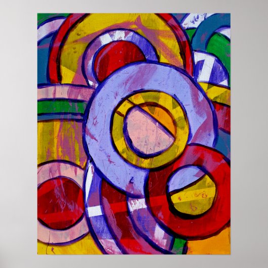 Samenstelling #19 door Michael Moffa Poster (Voorkant)