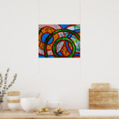 Samenstelling #20 door Michael Moffa Poster (Keuken)