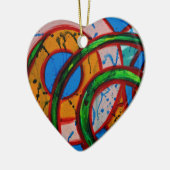 Samenstelling #20A door Michael Moffa Keramisch Ornament (Links)