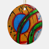 Samenstelling #20A door Michael Moffa Keramisch Ornament (Links)