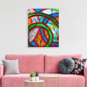 Samenstelling #20B door Michael Moffa Canvas Afdruk (Insitu (Woonkamer))