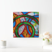 Samenstelling #20B door Michael Moffa Vierkante Klok (Huis)