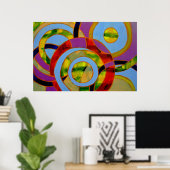 Samenstelling #21 door Michael Moffa Poster (Thuiskantoor)