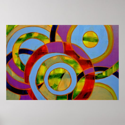 Samenstelling #21 door Michael Moffa Poster (Voorkant)