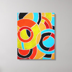 Samenstelling #22 door Michael Moffa Canvas Afdruk
