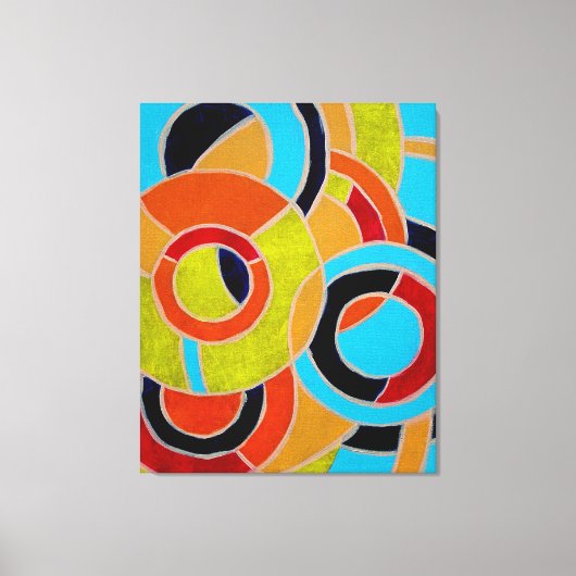 Samenstelling #22 door Michael Moffa Canvas Afdruk (Voorkant)