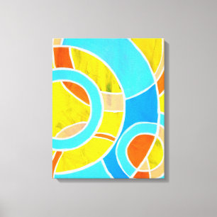 Samenstelling #23 door Michael Moffa Canvas Afdruk