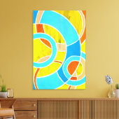 Samenstelling #23 door Michael Moffa Canvas Afdruk (Insitu (Woonkamer))