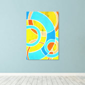 Samenstelling #23 door Michael Moffa Canvas Afdruk (Insitu (Houten vloer))