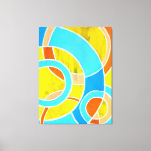 Samenstelling #23 door Michael Moffa Canvas Afdruk