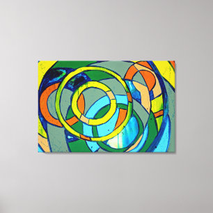 Samenstelling #26 door Michael Moffa Canvas Afdruk