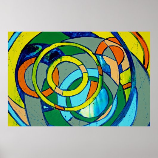 Samenstelling #26 door Michael Moffa Poster (Voorkant)