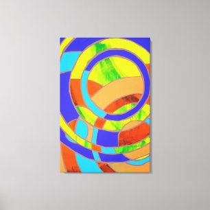 Samenstelling #27 door Michael Moffa Canvas Afdruk