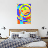 Samenstelling #27 door Michael Moffa Canvas Afdruk (Insitu (Slaapkamer))