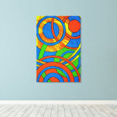 Samenstelling #29 door Michael Moffa Canvas Afdruk (Insitu (Houten vloer))