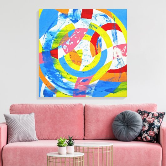 Samenstelling #2 door Michael Moffa Canvas Afdruk (Insitu (Woonkamer))