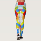 Samenstelling #2 door Michael Moffa Leggings (Achterkant)