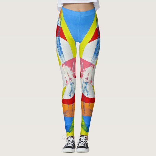 Samenstelling #2 door Michael Moffa Leggings (Voorkant)