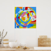 Samenstelling #2 door Michael Moffa Poster (Keuken)