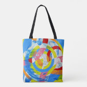 Samenstelling #2 door Michael Moffa Tote Bag (Achterkant)