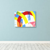 Samenstelling #2A door Michael Moffa Canvas Afdruk (Insitu (Houten vloer))